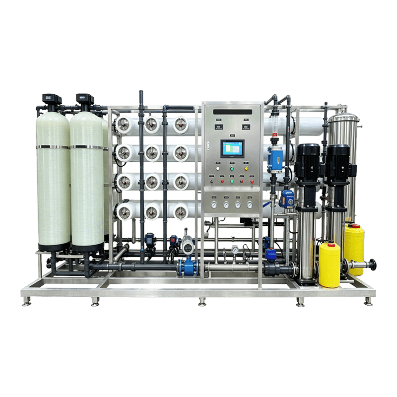 Carbon Filter 7000LPH Salt Water RO System Brackish Water Treatment Plant