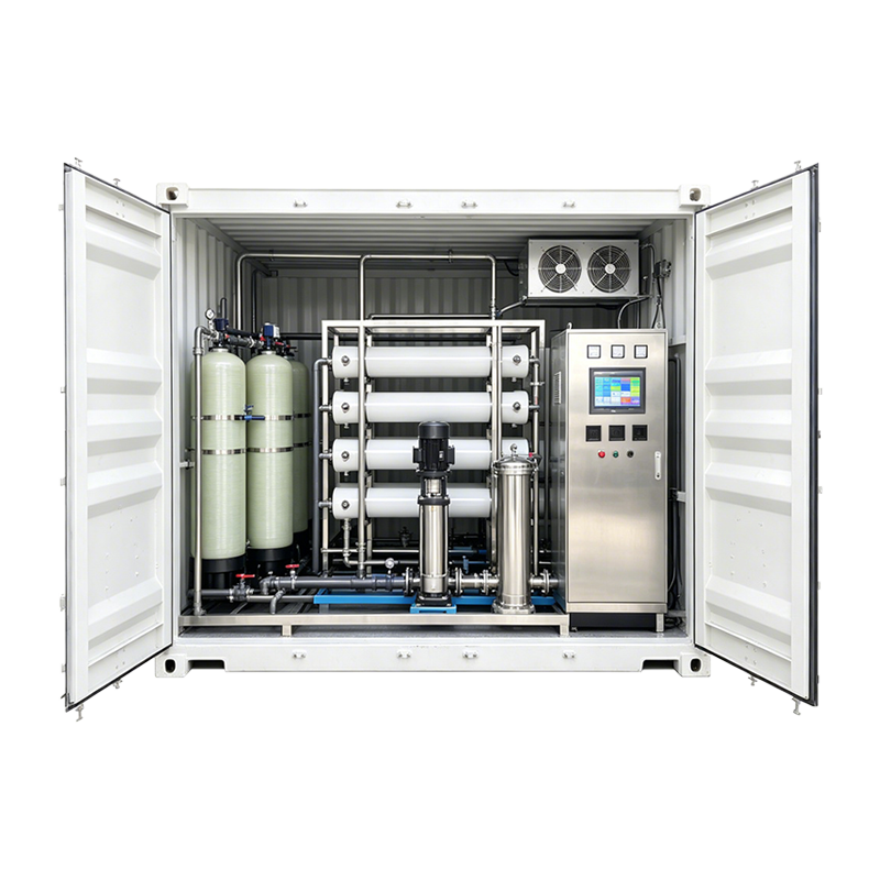 6000LPH Containerized Water Treatment Plant Desalination